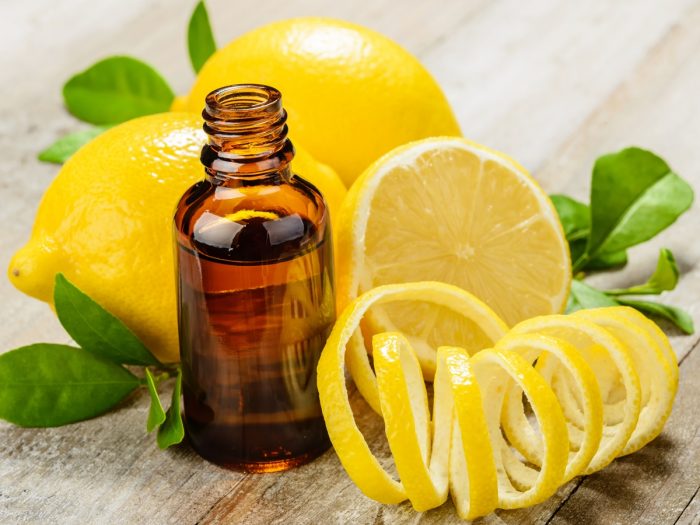citrón esenciálny olej