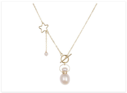 Aromatický prívesok perla s retiazkou a ozdobou